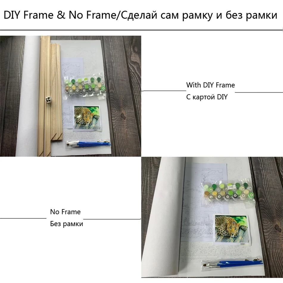 Nowy DIY obrazy olejne według liczb samochód ciągnik autobus kolejowego i autobusowego kolorowe farby według numerów dla dorosłych na płótnie