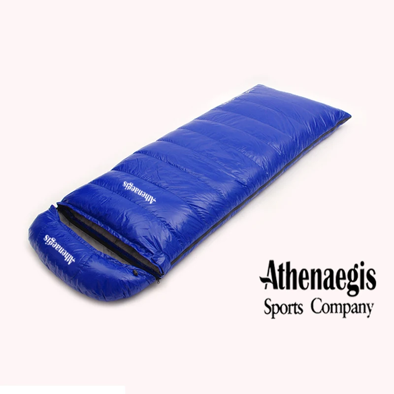 Imagem -02 - Ganso Branco para Baixo Bolsa de Dormir Respirável Espessamento Enchimento Acampamento Ultraleve Tamanho 200 Mais 30*90cm 600g 800g 1000g Preenchimento