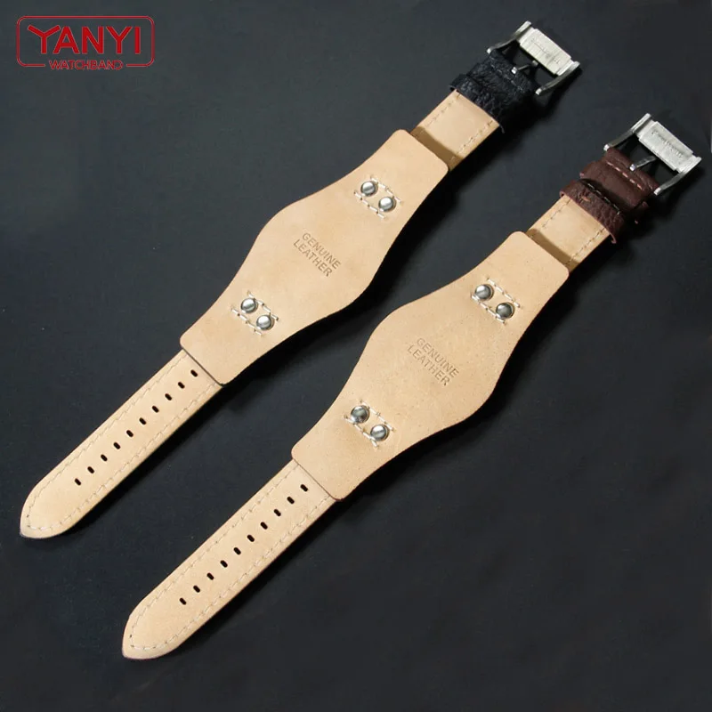 Genuine Leather Watchband 22mm strap With mat for fossil CH2891 CH3051 CH2564 CH2565 watch band handmade mens leather bracelet