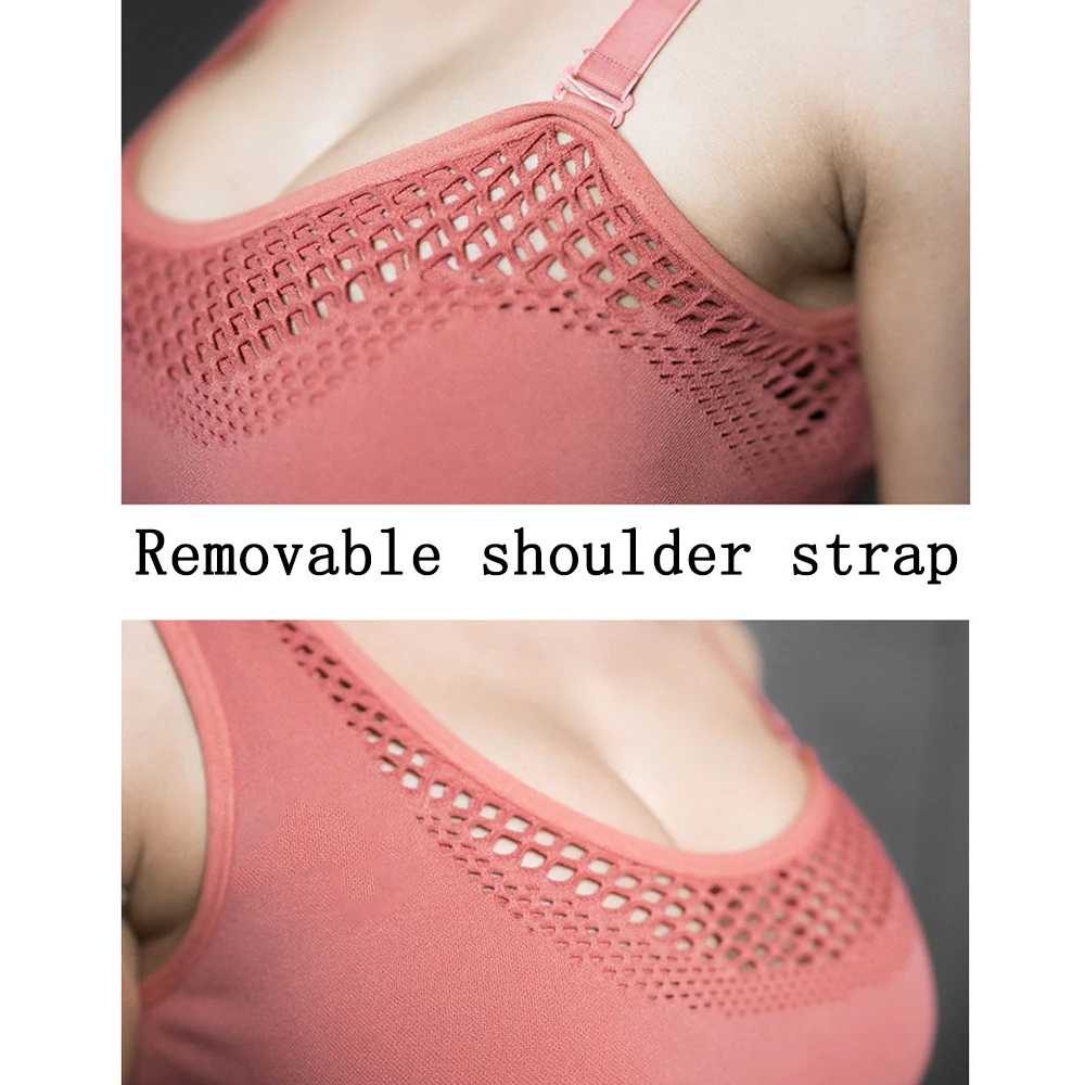 2020 New One Shoulder Sports Bra Wear Both Sides Workout Support Yoga Suit Sexy Cute Mesh Leggings High Impact Workout Set