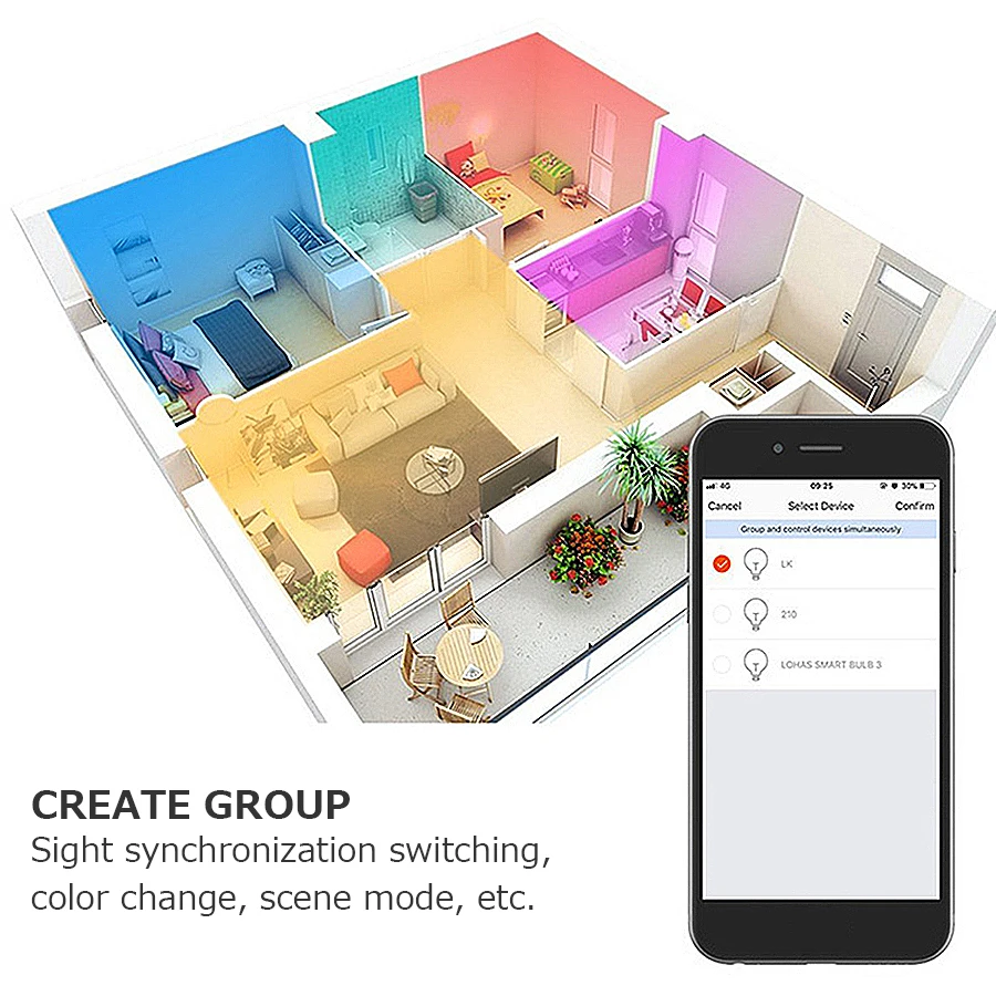 Tuya Smart WiFi Bulb GU10 LED Spotlight 220V 110V RGBCW LED Lamp 5W 7W 9W Alexa Google Assistant Voice Control Smart Life APP