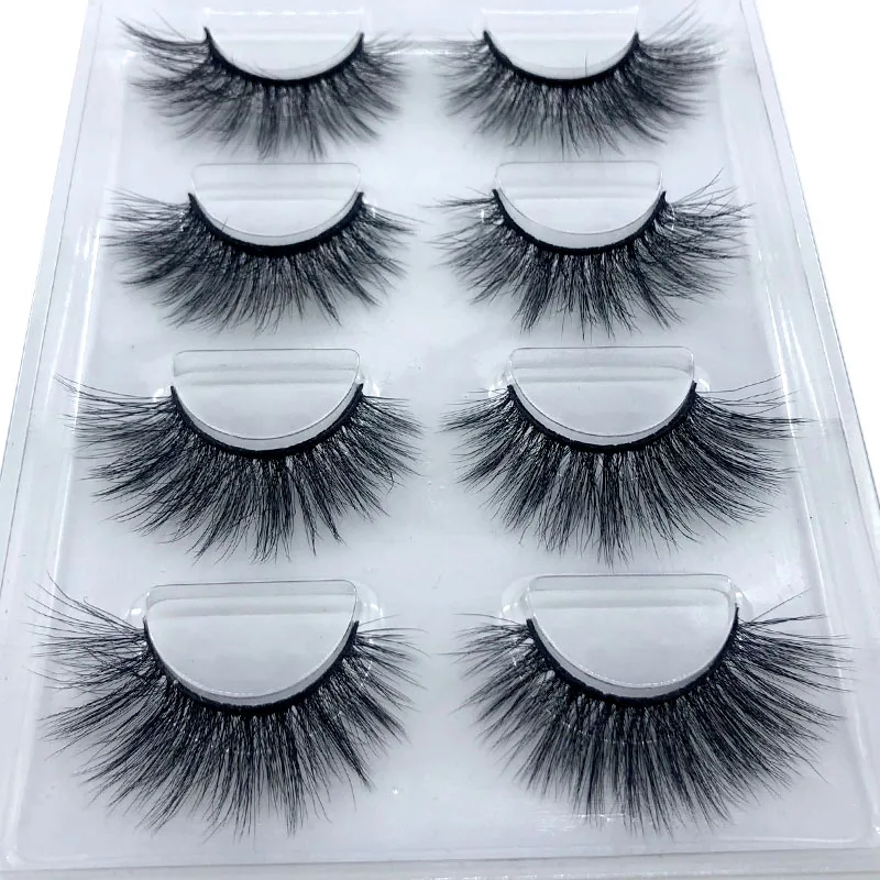 Neue 6 Paar 10–25 mm künstliche Wimpern, 100 % Nerzwimpern, Nerzwimpern, natürliche dramatische Volumenwimpernverlängerung, falsche Wimpern – Detail 19