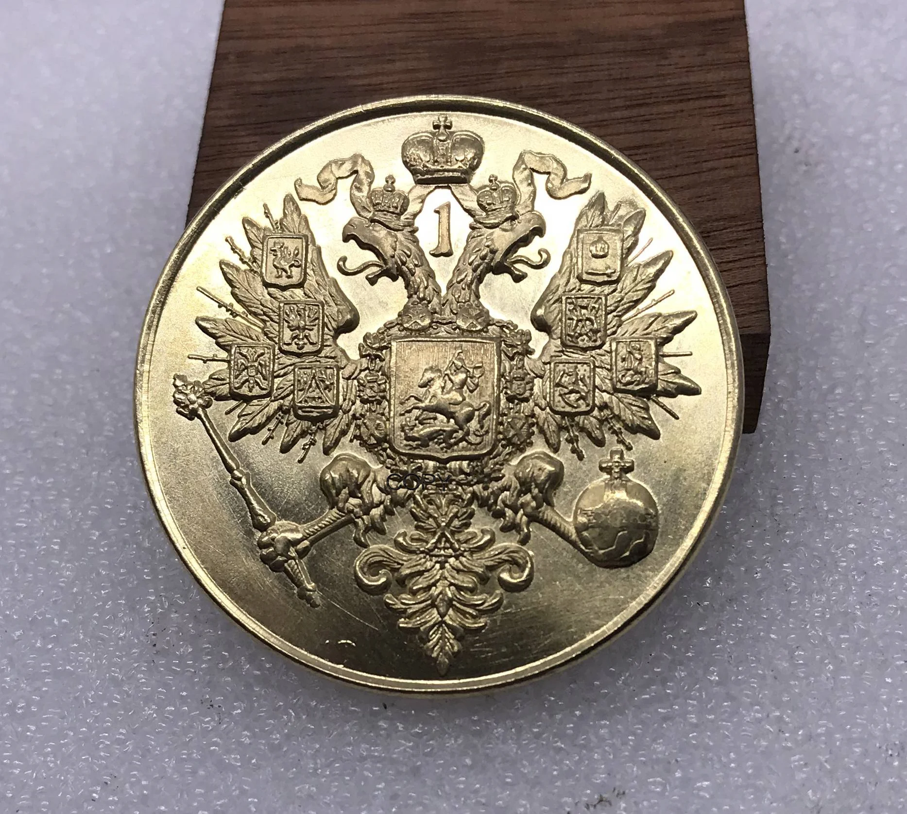 1825 1855 Russia Coin 1 Rouble Rare Nicholas Metal Brass Gold Souvenir Collectibles Replica Copy Coins