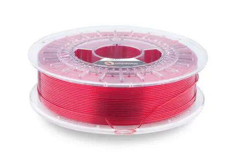 Filament CPE HG100 printer 3D brand filamentum Color Red Hood Transparent 1,75mm 750gr Material PETG modified Technical