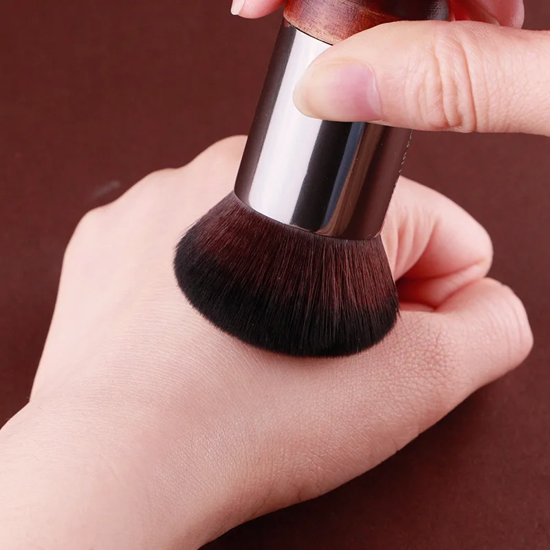 Makeup Brush maquiagemProfessional Makeup Brushes Foundation Brush Loose Power Contour Brush Natural Wood Buffing Woman Beauty