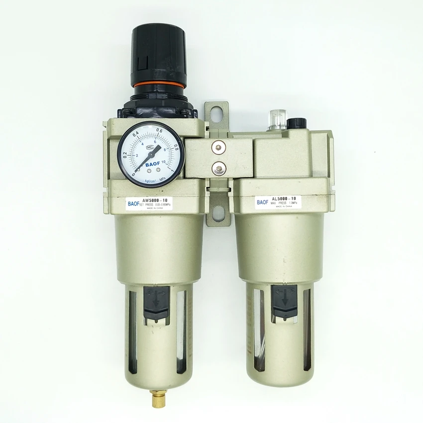 AC5010-10 G1''Air Source Treatment Unit  F.R.L Combination Air Filter Regulator and Lubricator