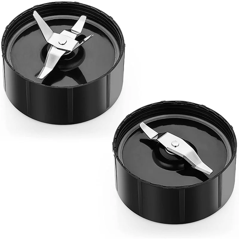 Paquete de cuchillas de repuesto para licuadora, Compatible con Magic Bullet, mezclador exprimidor, 250W, serie MB1001, 2 unidades