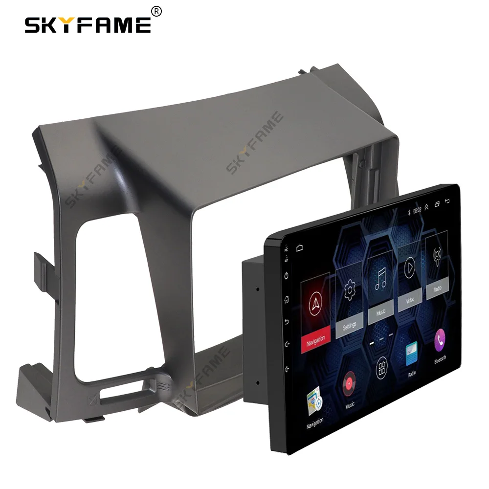 محول كابل لفافة إطار سيارة SKYFAME ، مجموعة لوحة تركيب لوحة راديو أندرويد لكيا أوبتيما