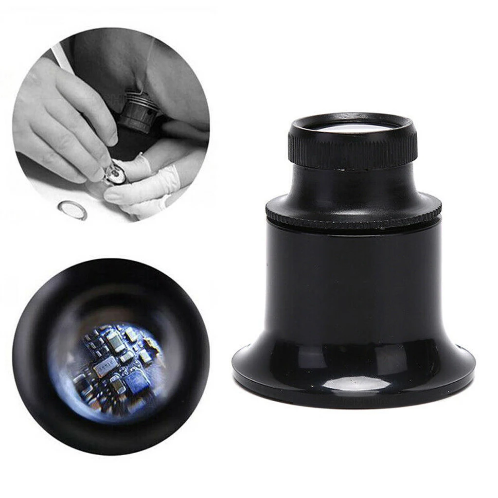 Monoculaire Vergrootglas 3X/5X/10X/15X/20X Draagbare Loep Lens Juwelier Horloge Dropshipping