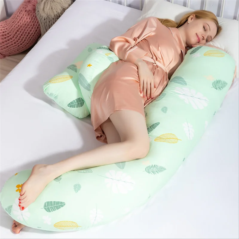 Almohadas de maternidad de alta calidad para dormir de lado, soporte de cintura para el cuerpo, almohada en forma de H para el embarazo, almohada de lactancia para embarazadas