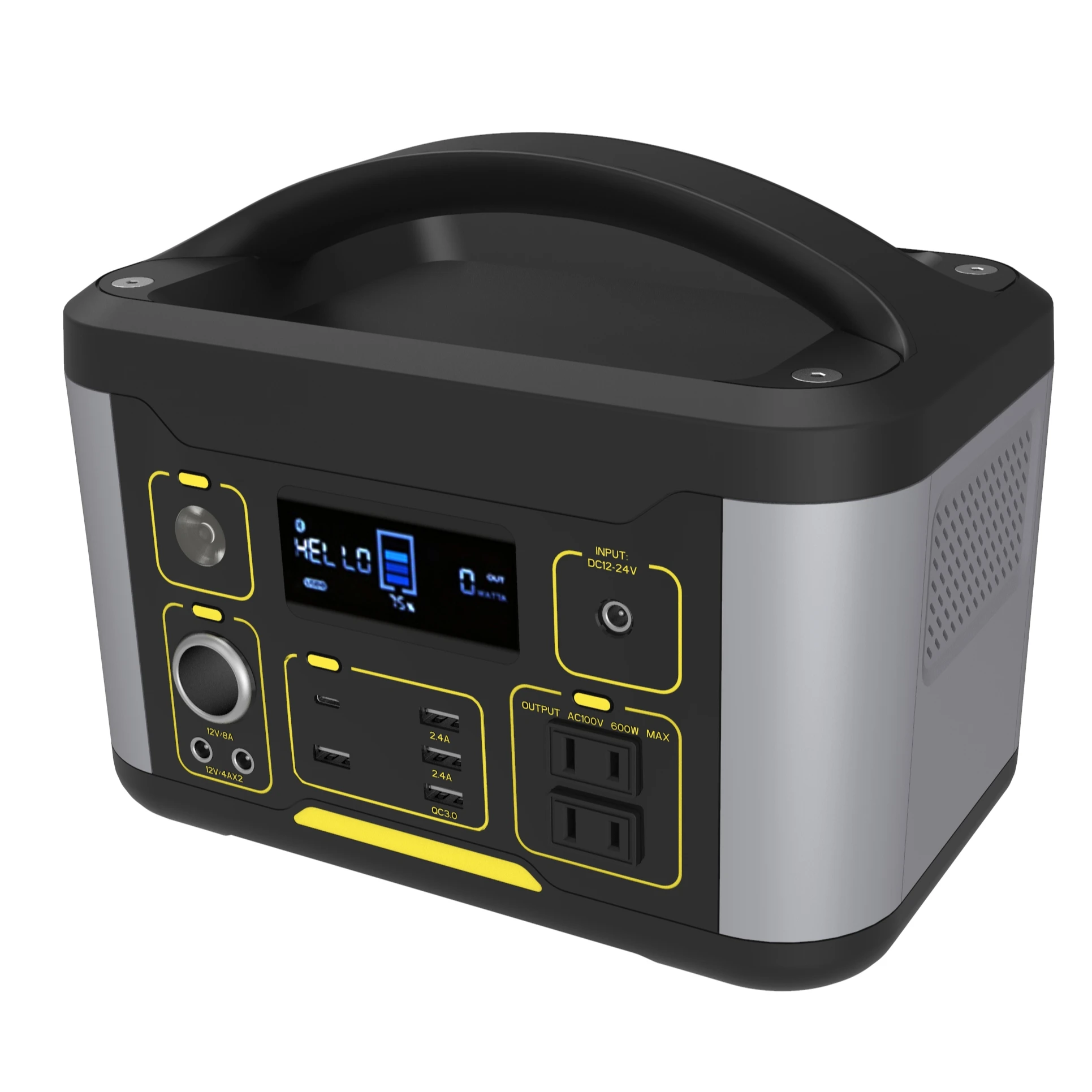 500 Watts For Mobile Phone Multifunctional Battery Pack For Laptop PC Portable Power Station 500W