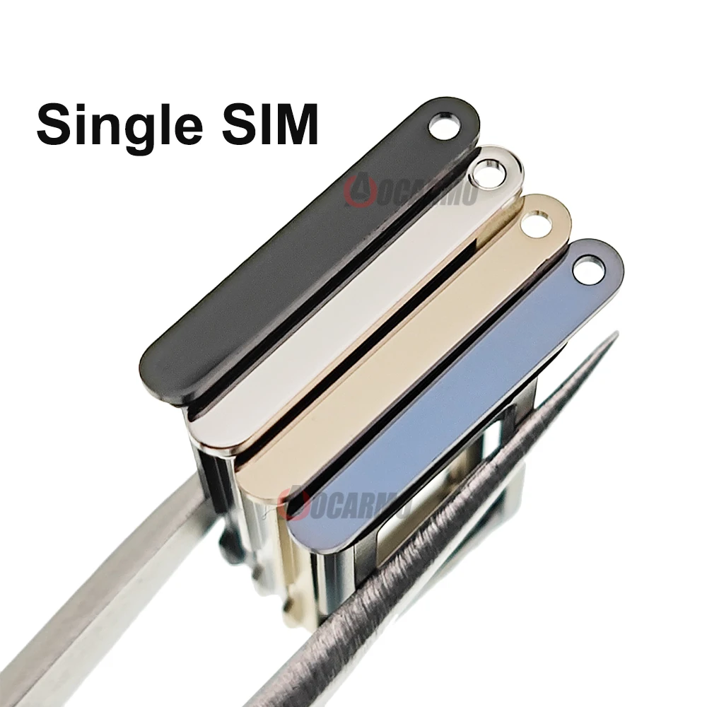 Black Silver Gold Blue Sim Card For iPhone 13 Pro 13Pro Single & Dual SIM Tray Slot Holder Replacement Part