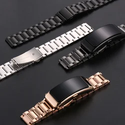 Luxury Stainless Steel strap for HUAWEI talkband B6 talkband B5 band b3 Wristband Replacement  strap Metal Bracelet Belt strap