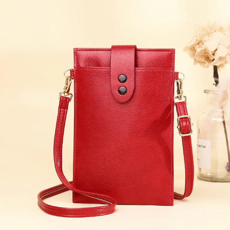 

Small Shoulder Phone Bags For Women Soft PU Leather Crossbody Bags Brand Designer Mini Female Handbags Ladies Card Holder Purse