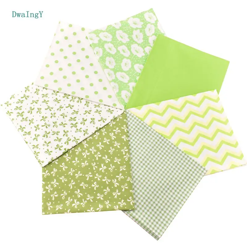 DwaIngY High Quality Will Cotton Fabric For Patchwork DIY Sewing Quilting Quarters Handmade Cloth Doll Material 20*25cm/Piece