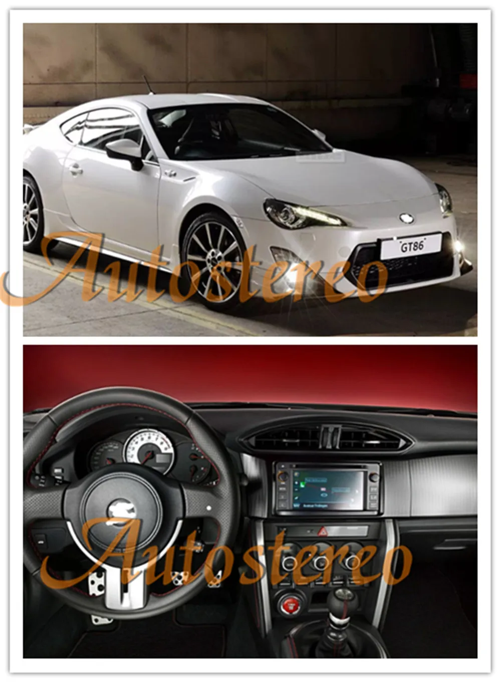 10.25 Android 13 Car GPS Navigation For TOYOTA 86  Tesla style Headunit Multimedia Player Radio Tape Recorder Auto Stereo PX6