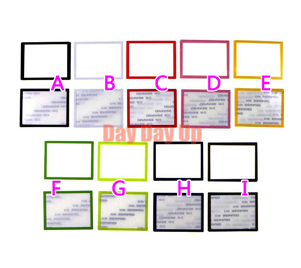 30 مجموعة من غطاء شاشة LCD العلوي الملون غطاء بلاستيكي بديل لـ DS Lite لوحدة التحكم في الألعاب NDSL عدسة بلاستيكية #6