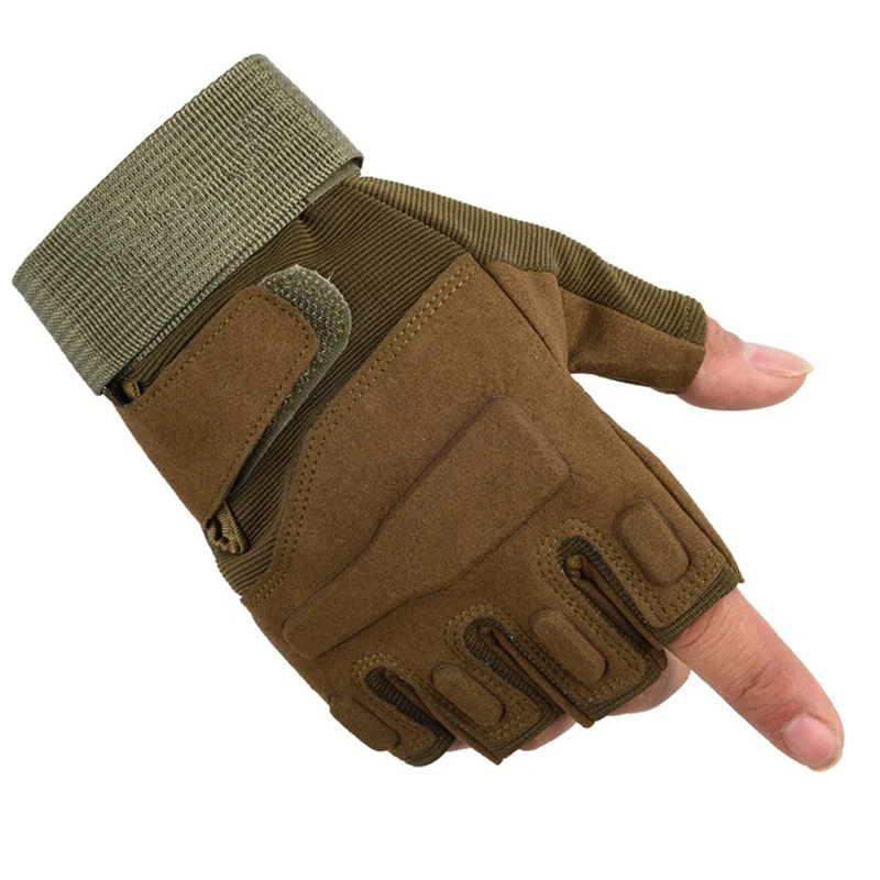 Tactical Gloves Men Women Half Finger Riding Fitness Gloves Cycling Anti-slip Outdoor Sports Fingerless Gloves