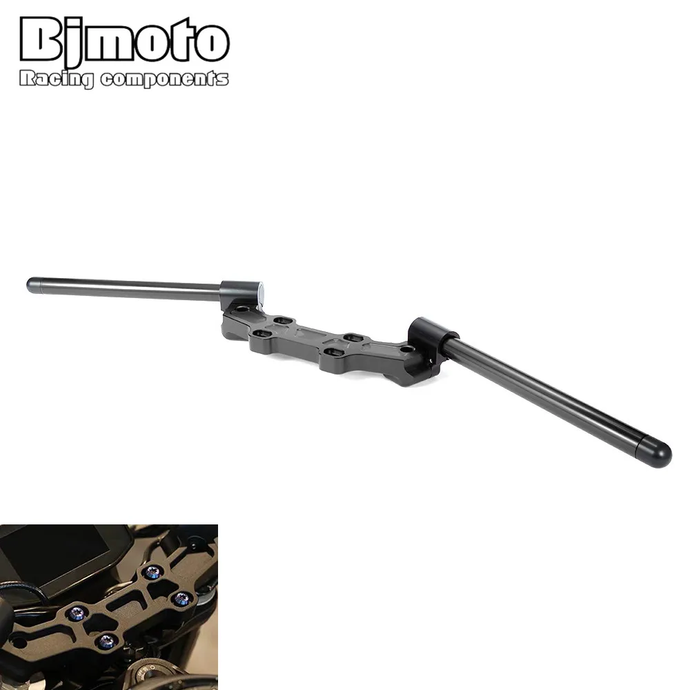 BJMOTO Duke790 Clip-On Handlebars Motorcyel Clip On Handlebar For D uke 790 2018 2019 2020 Motorbikes Clip-ons Handle Bars