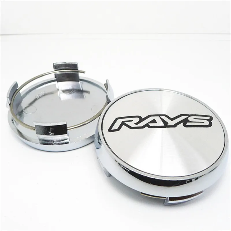 4pcs 65mm 60mm Rays Wheel Hub Center Cap For VOLK RACING RAYS TE37 CE28 Wheel Rim Cover 56mm Badge Emblem Sticker Styling