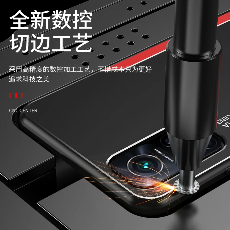 For Xiaomi Mi 10T Pro Case Luxury Hard Matte shockproof protective Back Cover Case for Xiaomi POCO X3 NFC Mi10T 10Tpro shell