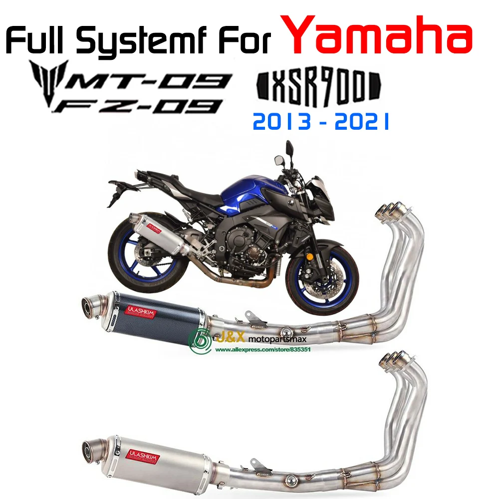 

Full System For Yamaha Fz09 Mt09 mt-09 fz-09 Xsr900 2013 To 2021 Motorcycle Escape Exhaust Motorcycle Exhaust Full System