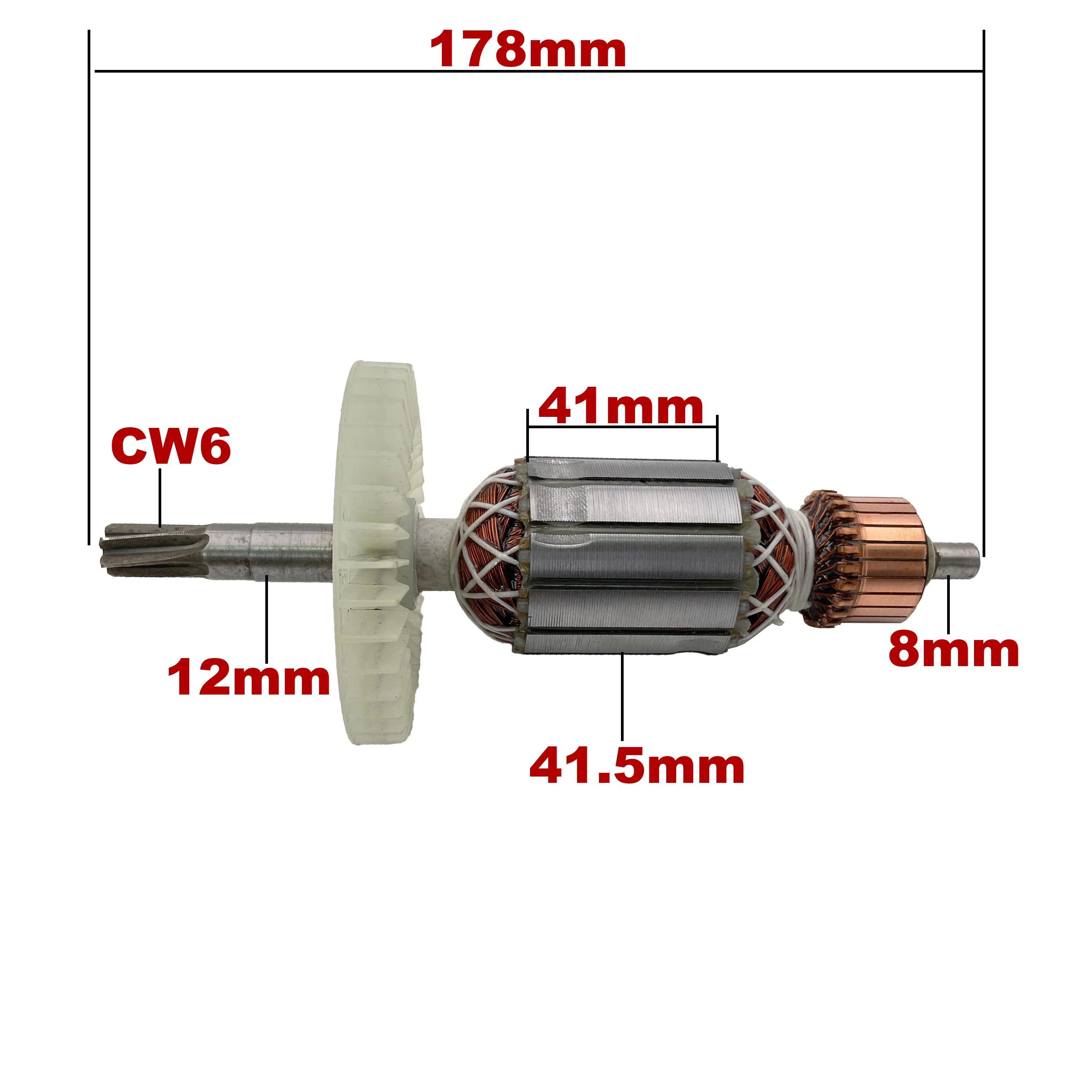 AC220V-240V Armature Rotor Anchor Replacement for MAKITA Electric Rotary Hammer HM0870