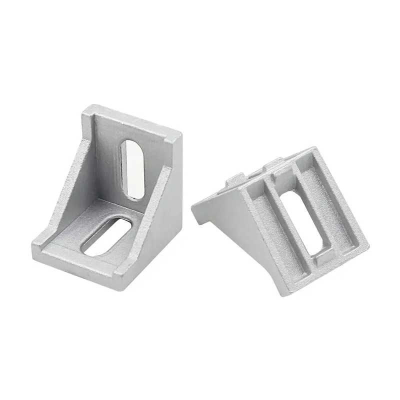 10 Chiếc Nhôm 2020 Góc Chân Đế Phụ Kiện Nhôm 20X20 L Cổng Kết Nối Góc Chân Đế Dây Nhôm Hồ Sơ CNC 20x20x17mm