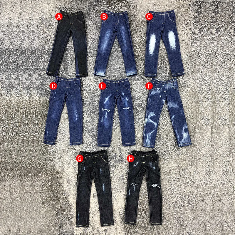 1/12 skala Männlichen Klassischen Jeans für 6 zoll Action Figur Körper Dressup Zubehör Mini Soldat Militär Modell Geändert Kleidung