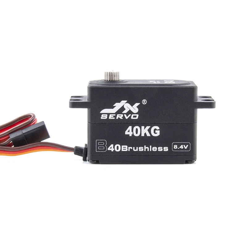 JX servo B40 40KG 0.07 Sec @ 8.4V Metal Gear Aluminium Digital Brushless Short body low profile Servo 1/10 1/12 Drift car