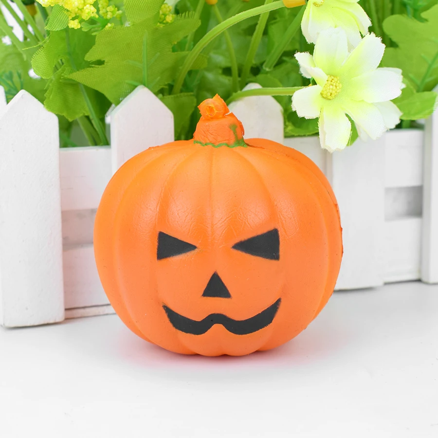 Halloween Pumpkin Squishy Toys Squishies Slow Rising PU Decompression Toy Gifts for Children Creative Squishy Anti Stress Toys