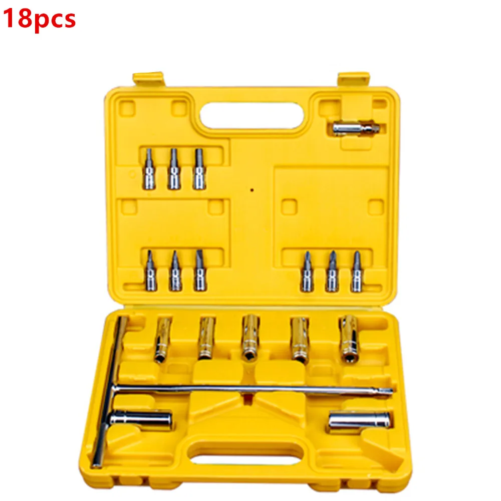 Car repair tool set Universal car tools complete car repair emergency toolbox tool storage and finishing toolbox