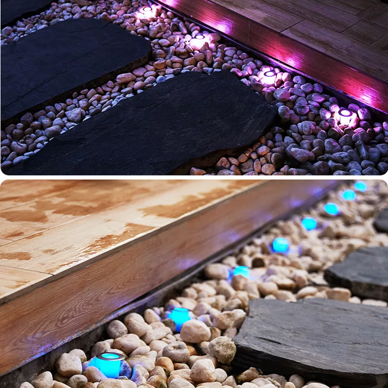 Imagem -03 - Férias Led Painel Solar Jardim Decorativo Corda Luzes à Terra ao ar Livre Inteligente App Controle à Prova Impermeável Água Lâmpadas Coloridas