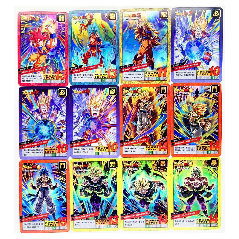 54pcs/set Dragon Ball Z GT Burst No.3 Super Saiyan Heroes Battle Card Ultra Instinct Goku Vegeta Game Collection Cards