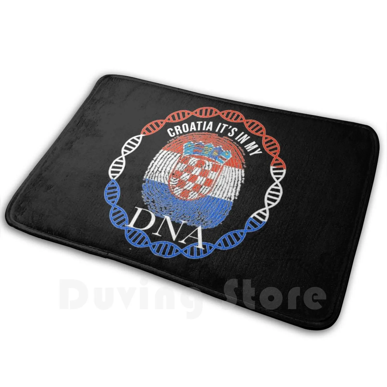 Croatia Its In My Dna-Gift For Croatian From Croatia Mat Rug Carpet Anti-Slip Floor Mats Bedroom Croatia Croatian Croatian