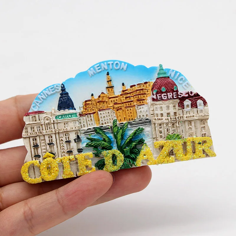 Singapore Merlion Vienna World Tourism Souvenir 3D magnetic refrigerator Laos Italy Rome souvenir furniture home decoration gift