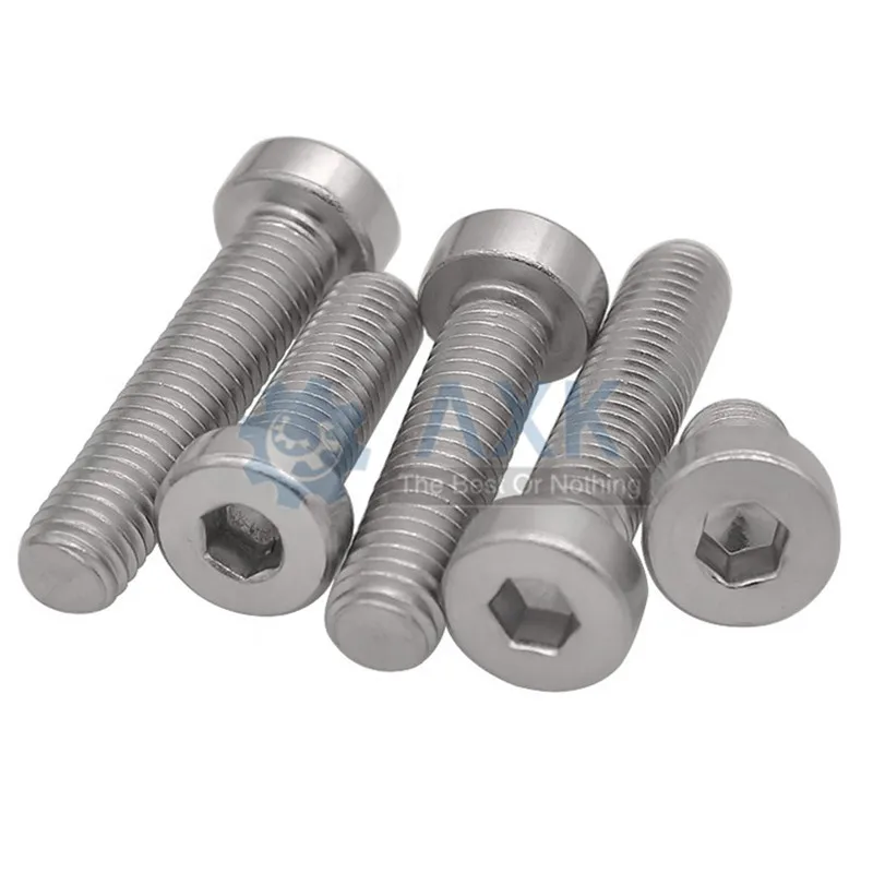 M3 M4 M5 M6 304 A2-70 Stainless Steel Din7984 Hex Hexagon Socket Thin Low Short Profile Head Allen Cap Screw Bolt L=4-40mm