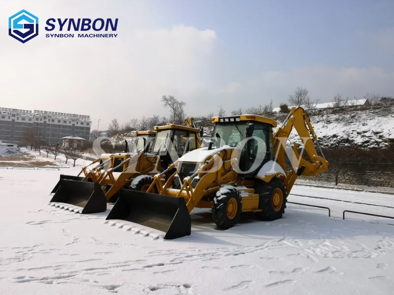 articulated backhoe loader hydraulic front shovel excavator construction machinery  wheel loader SY747A SYNBON 2020 new