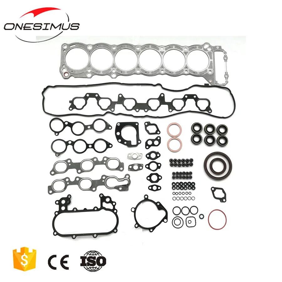 6cylinder Car Engine Full gasket set OEM 04111-66030 for T-1FZ-FE LAND CRUISER 80/100 LAND CRUISER Pickup