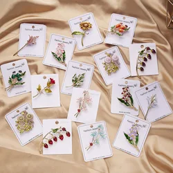 Daisy Rose Flower Enamel Pin Women Pins Brooches For Wedding Bouquet Clothes Brooch Jewelry Accessories Gift For Women