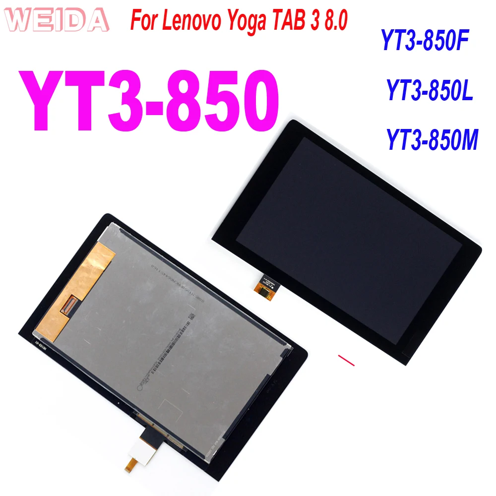 For Lenovo Yoga TAB 3 8.0 YT3-850 LCD YT3-850F YT3-850L YT3-850M LCD Display Touch Screen Digitizer Assembly for YT3-850 Display