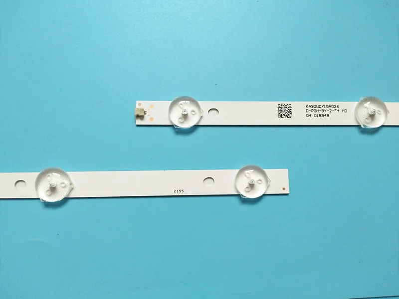 1 مجموعة = 9 قطعة LED قطاع ل P hili s 49 بوصة التلفزيون 49PUF6050/T3 الخلفية K490WD7 A1 4708-K490WD-A2213K01
