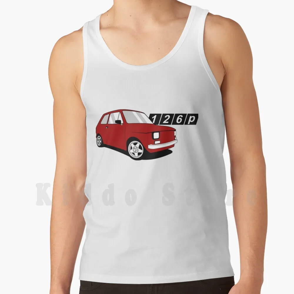 

126p Tank Tops Vest Sleeveless Car Cars 126 Abarth Classic Polski Tuning