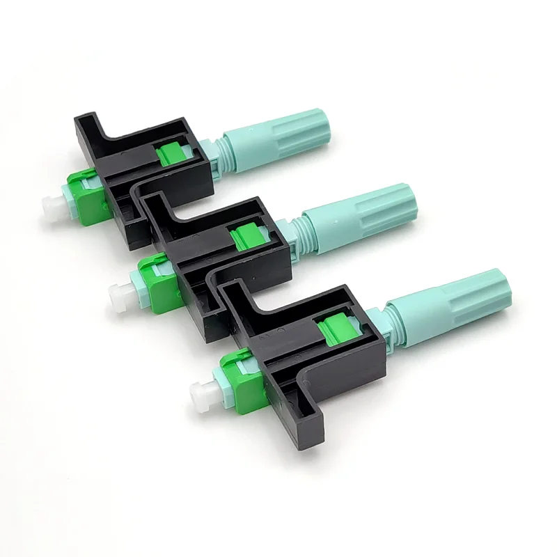 100 قطعة الجمعية الميدانية جزءا لا يتجزأ من موصل الألياف SC APC FTTH حامل الألياف موصل سريع
