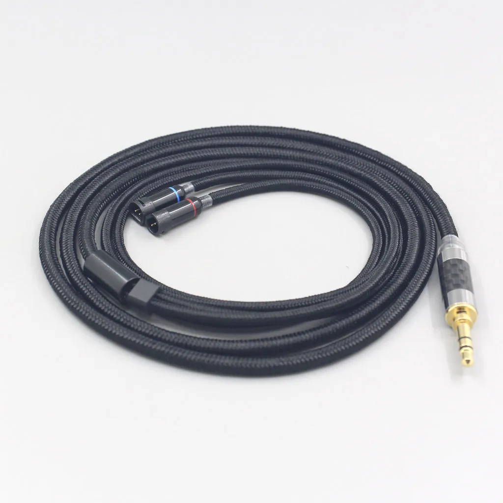 2.5 مللي متر XLR 4.4 مللي متر سوبر لينة سماعة النايلون كابل OFC ل Sennheiser IE8 IE8i IE80 IE80s دبوس معدني LN 007552