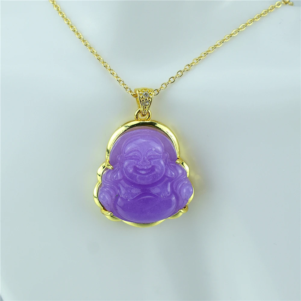2021 new large Hetian jade religious Buddha Pendant clavicle NECKLACE PEACE jewelry women\'s Gift Men\'s exquisite jewelry