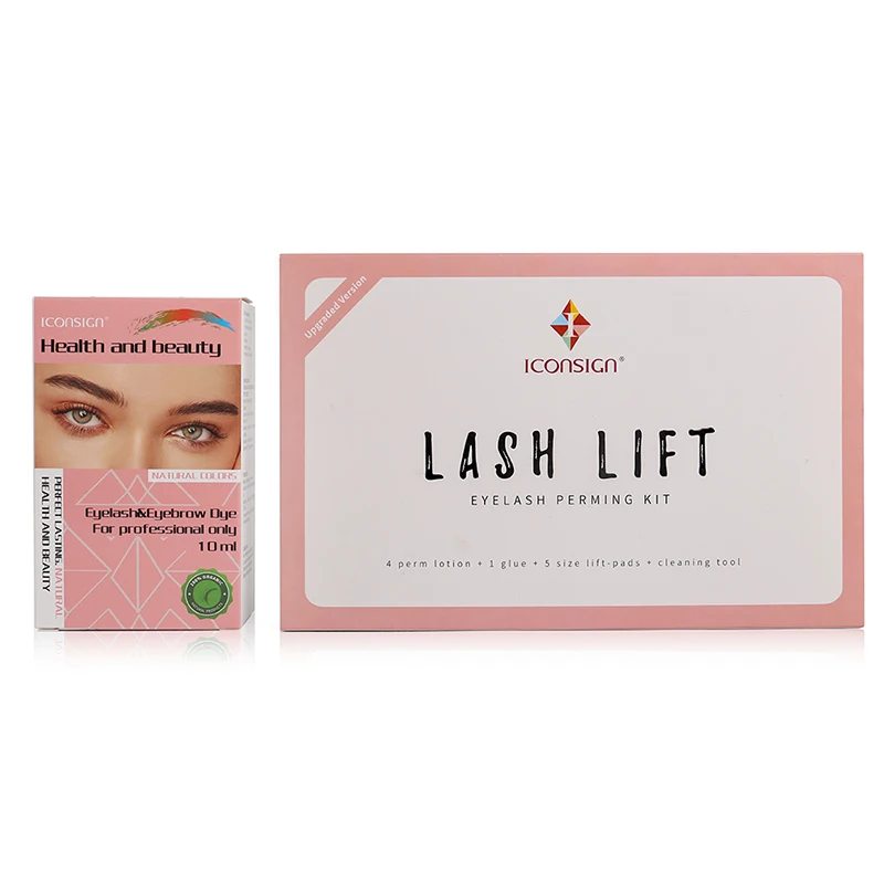 Iconsign Upgrade Versie Lash Lift Kit Voor Wimper Growths Serum Wimper & Wenkbrauw Kleurstof Tint Na Lash Lifting Samen Verkopen