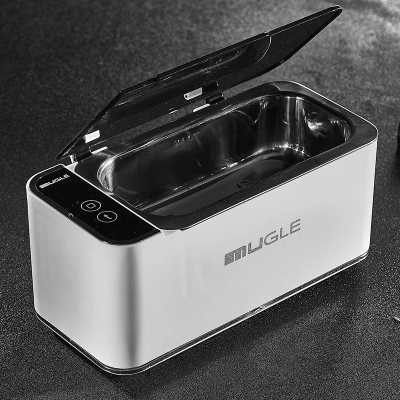 Boîte de nettoyage à ultrasons 35W, petit appareil de nettoyage portable, embout buccal, bijoux, lunettes, montre, appareils ménagers, nouveauté