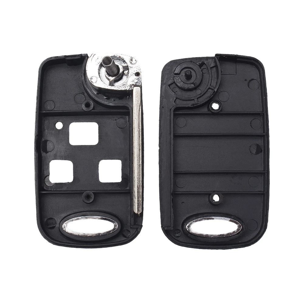 KEYYOU-Modificado Flip Caso Shell Remoto Chave, 2 ou 3 Botão, Toyota RAV4, Avalon, Prado, Tarago, Camry, Tarago, Lexus Es, Rx, Lx, Gs