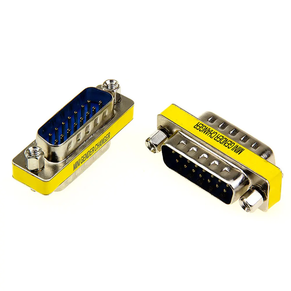 DB9 DB15 DB25 Male to Male / Female to Female / Male to Female Adapters 2 Rows 9 / 15 / 25 Pin Connectors RS232 COM Converters